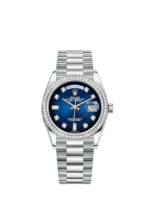 Rolex Day-Date, 36mm, Platinum and Diamonds, Ref# 128396tbr-0008 - Image 9
