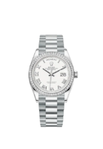 Rolex Day-Date, 36mm, Platinum and Diamonds, Ref# 128396tbr-0010 - Image 8