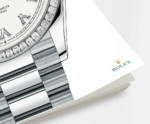 Rolex Day-Date, 36mm, Platinum and Diamonds, Ref# 128396tbr-0010 - Image 5