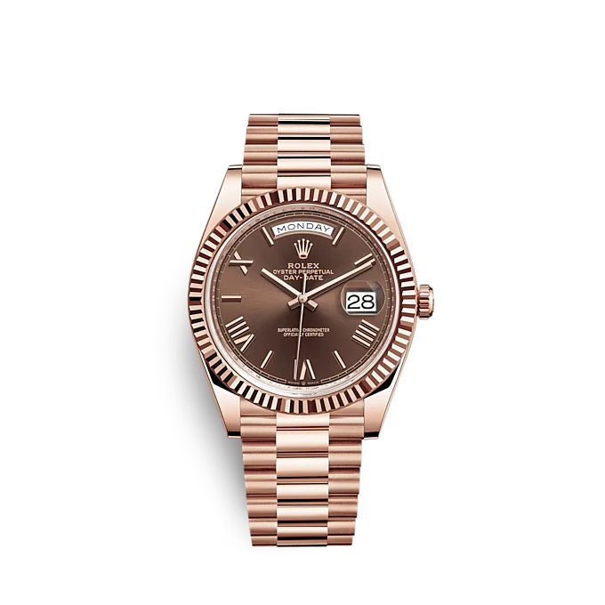 rolex-day-date-40-18-ct-everose-gold-ref-228235-0002-eznj6.jpg Rolex Day-Date 40 18 ct Everose gold Ref# 228235-0002 - Image 1