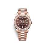 Rolex Day-Date 40 Everose gold Ref# 228345RBR-0006