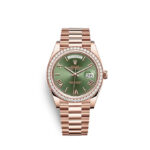 Rolex Day-Date 40 Everose gold Ref# 228345RBR-0011