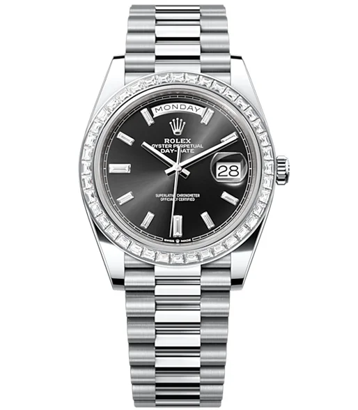 rolex-day-date-40-presidential-black-dial-diamond-bezel-president-bracelet-watch-228396tbr-0012-3qoo7.webp Rolex Day-Date 40 Presidential Black dial, Diamond Bezel, President bracelet, Watch 228396tbr-0012 - Image 1