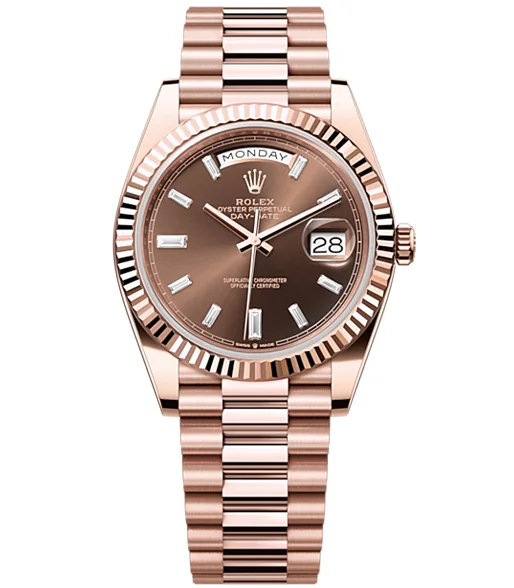 rolex-day-date-40-presidential-sundust-baguette-diamond-dial-18k-everose-gold-automatic-men8217s-watch-egyxp.webp Rolex Day-Date 40 Presidential Sundust Baguette Diamond Dial 18K Everose Gold Automatic Men’s Watch - Image 1