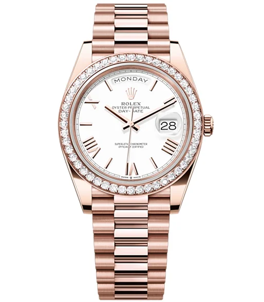 rolex-day-date-40-presidential-white-dial-diamond-bezel-president-bracelet-watch-228345rbr-0012-l8bmi.webp Rolex Day-Date 40, Presidential White dial, Diamond Bezel, President bracelet, Watch 228345rbr-0012 - Image 1