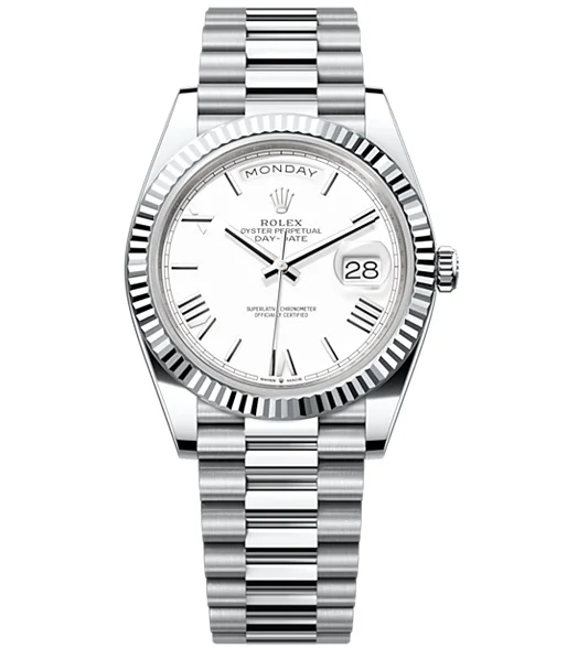 rolex-day-date-40-presidential-white-dial-smooth-bezel-president-bracelet-watch-228206-0028-ddmr2.webp Rolex Day-Date 40 Presidential White dial, Smooth Bezel, President bracelet, Watch 228206-0028 - Image 1