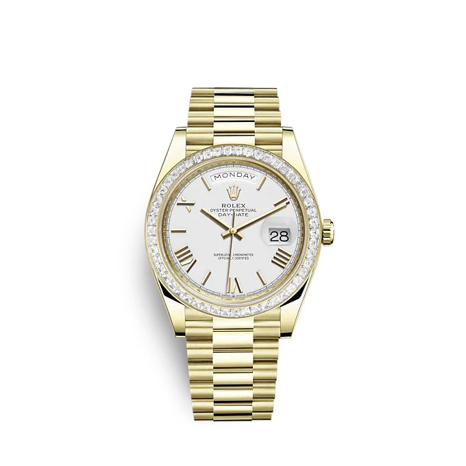 rolex-day-date-40-yellow-gold-ref-228398tbr-0033-ocndt.jpg Rolex Day-Date 40 Yellow gold Ref# 228398TBR-0033 - Image 1
