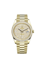 Rolex Day-Date, 40mm, 18k Yellow Gold and Diamonds, Ref# 228348rbr-0037 - Image 10