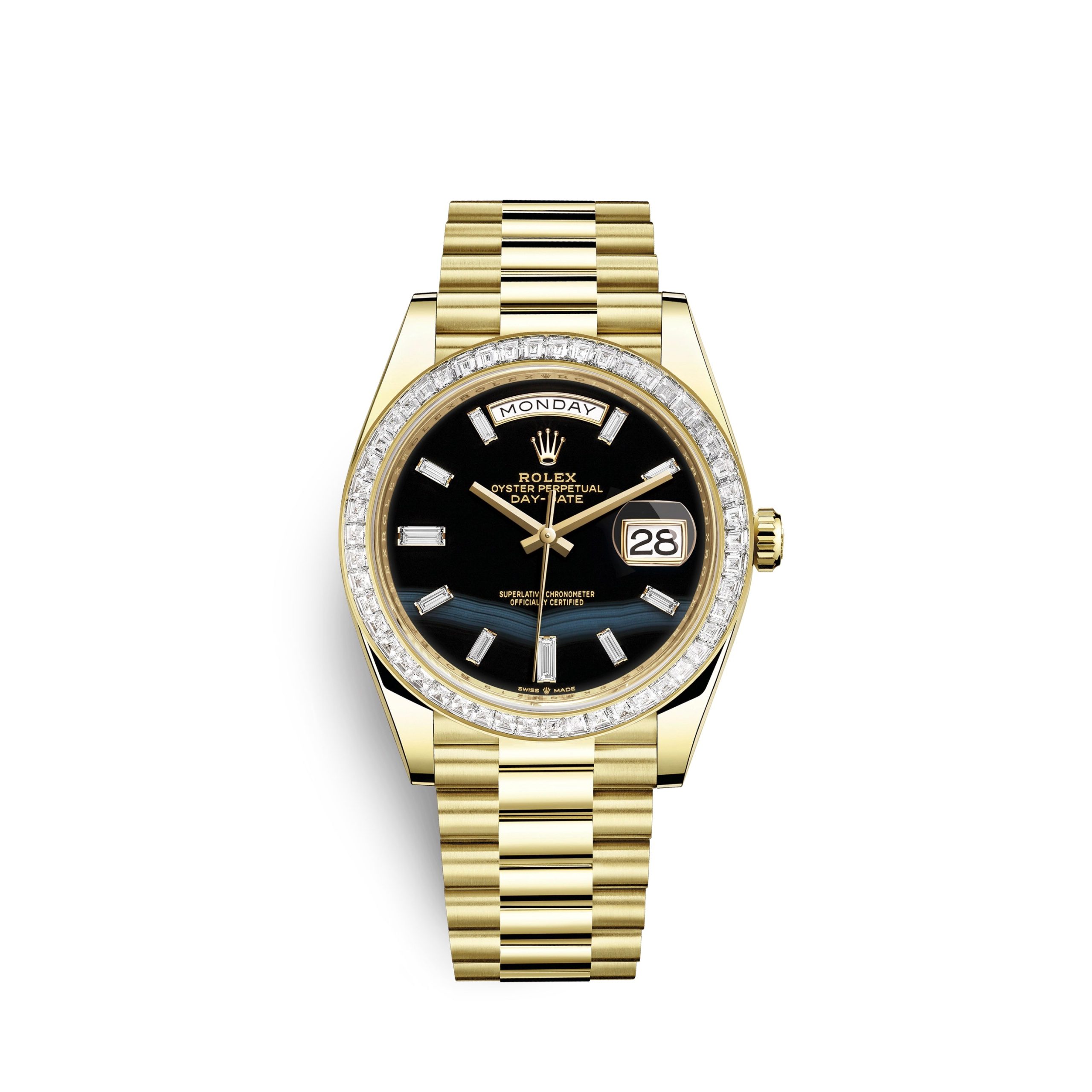 rolex-day-date-40mm-18k-yellow-gold-and-diamonds-ref-228398tbr-0038-8fpfi.jpg Rolex Day-Date, 40mm, 18k Yellow Gold and Diamonds, Ref# 228398tbr-0038 - Image 1
