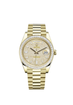 Rolex Day-Date 40mm, 18k Yellow Gold, Ref# 228398tbr-0036 - Image 10