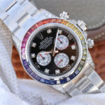 Rolex Daytona Rainbow Diamond Silver Stainless Steel 40 mm, diamond - Image 9