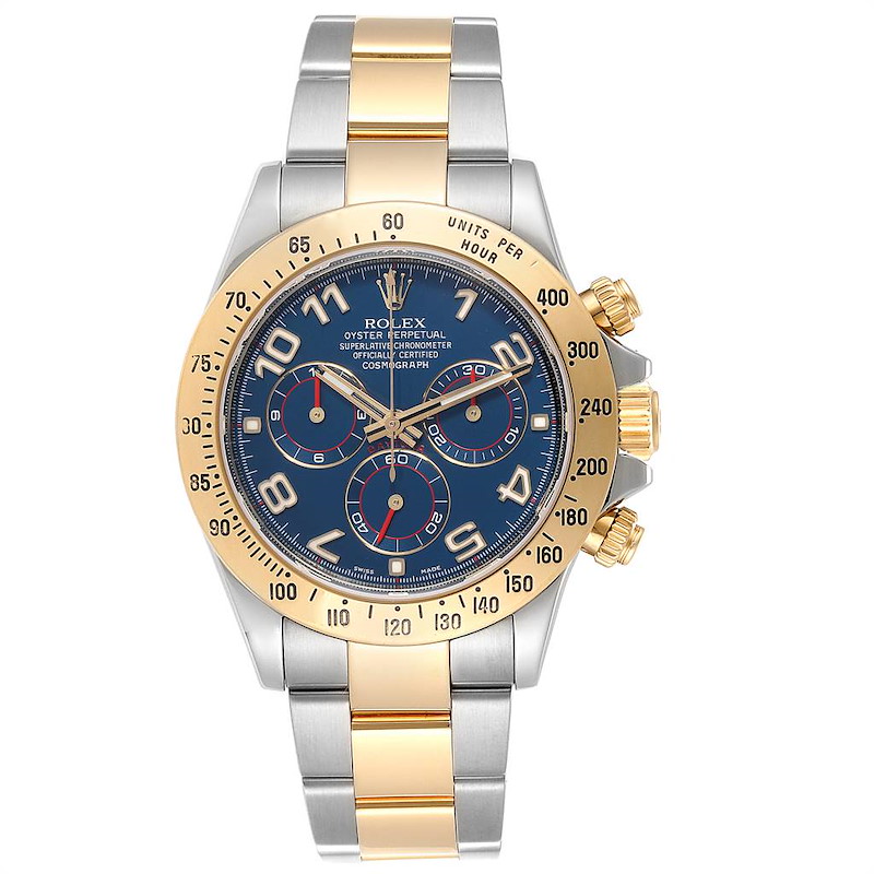 rolex-daytona-steel-yellow-gold-blue-racing-dial-mens-watch-116523-bgzob.jpg Rolex Daytona Steel Yellow Gold Blue Racing Dial Mens Watch 116523 - Image 1