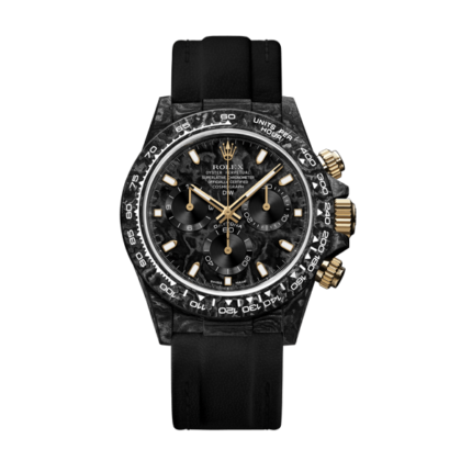 ROLEX Diw Daytona black & gold 40mm oyster carbon