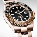 Rolex GMT-Master II 40mm Root Beer Black Dial Oyster Bracelet 18k Rose Gold Watch 126715chnr-0001 - Image 2