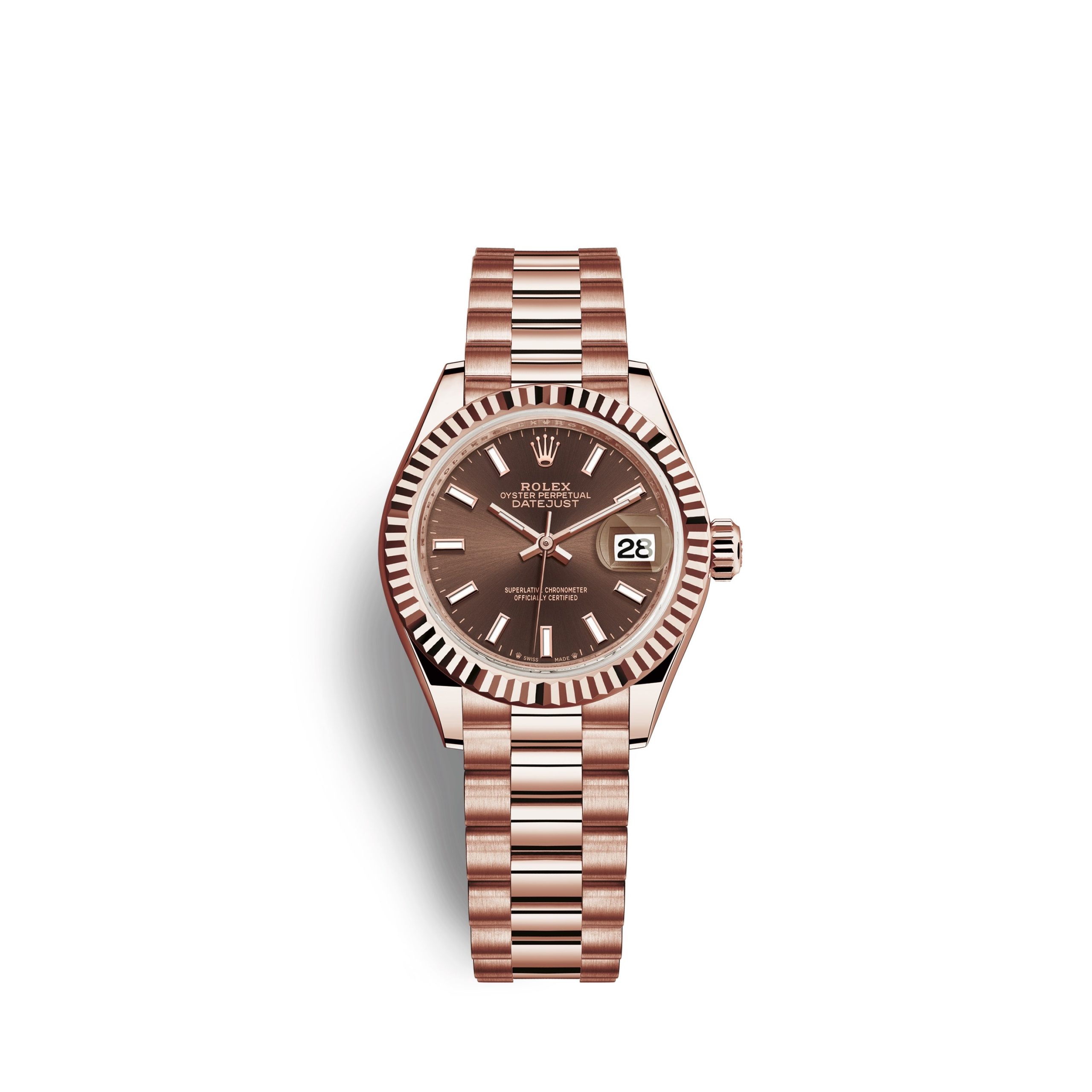 rolex-lady-datejust-28-18k-everose-gold-ref-279175-0007-zfeo3.jpg Rolex Lady-Datejust 28, 18k Everose Gold, Ref# 279175-0007 - Image 1