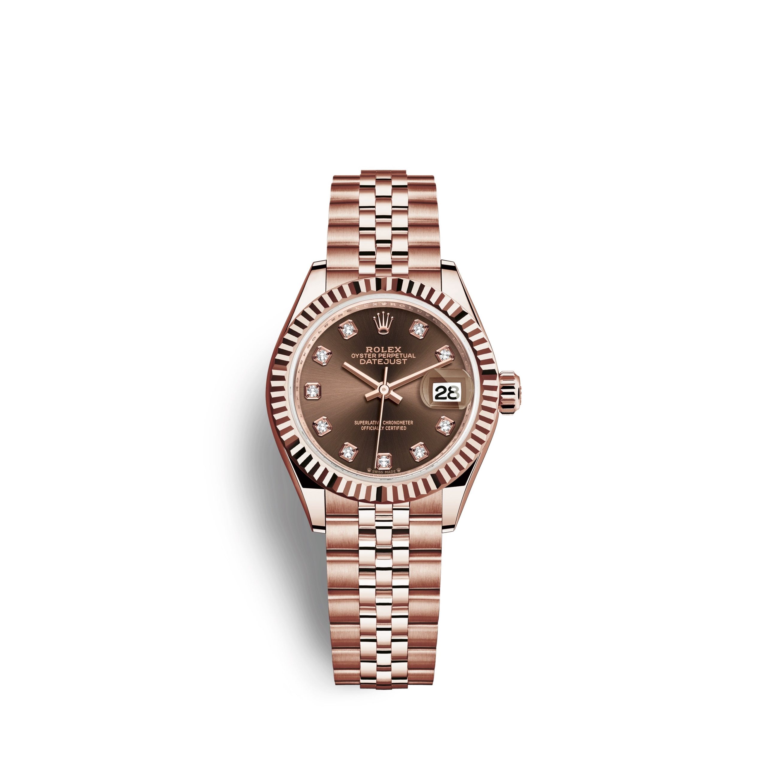 rolex-lady-datejust-28-18k-everose-gold-ref-279175-0010-epfvv.jpg Rolex Lady-Datejust 28, 18k Everose Gold, Ref# 279175-0010 - Image 1