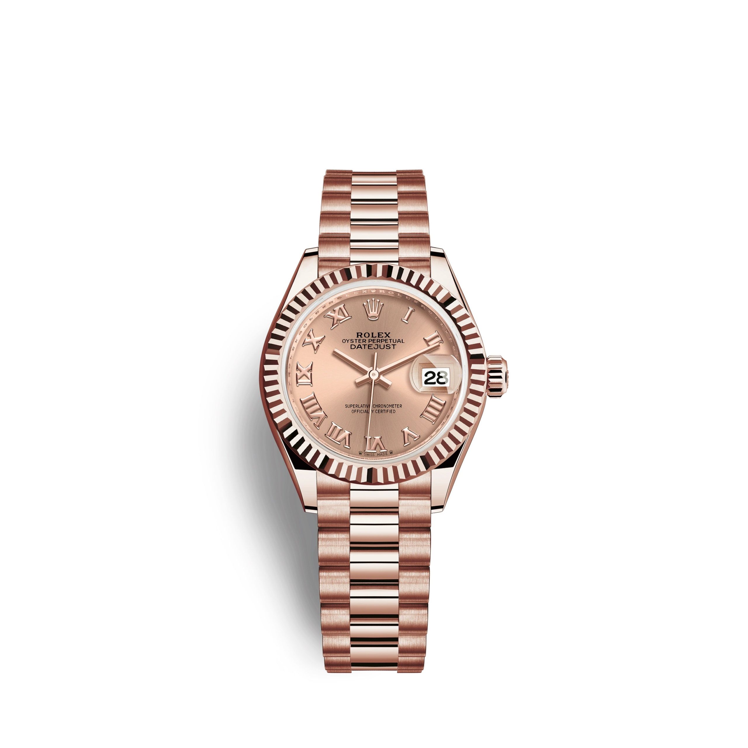 rolex-lady-datejust-28-18k-everose-gold-ref-279175-0027-jcpji.jpg Rolex Lady-Datejust 28, 18k Everose Gold, Ref# 279175-0027 - Image 1