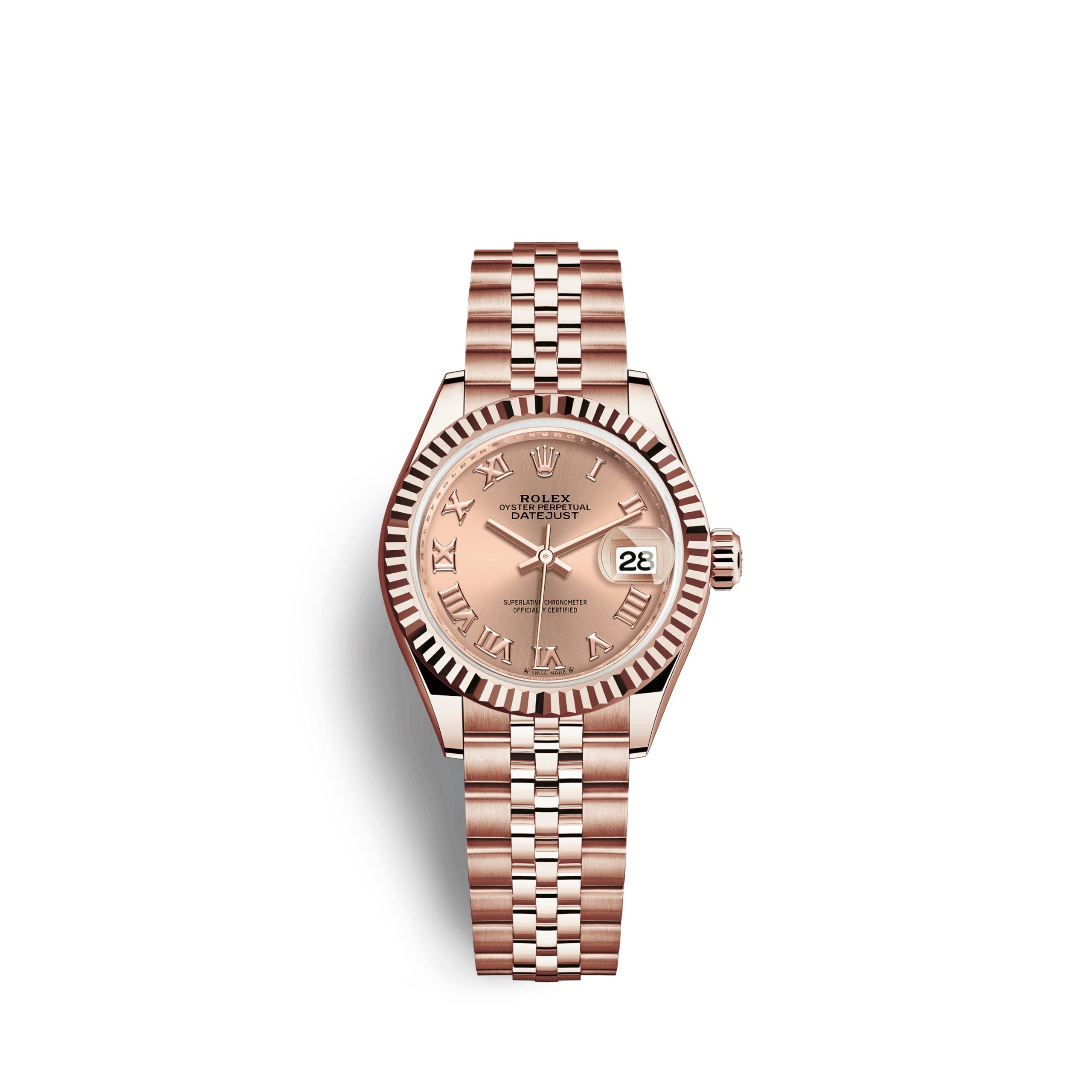 rolex-lady-datejust-28-18k-everose-gold-ref-279175-0028-jy3uv.jpg Rolex Lady-Datejust 28, 18k Everose Gold, Ref# 279175-0028 - Image 1