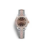 Rolex Lady-Datejust 28, Oystersteel and 18k Everose Gold, Ref# 279381RBR-0003