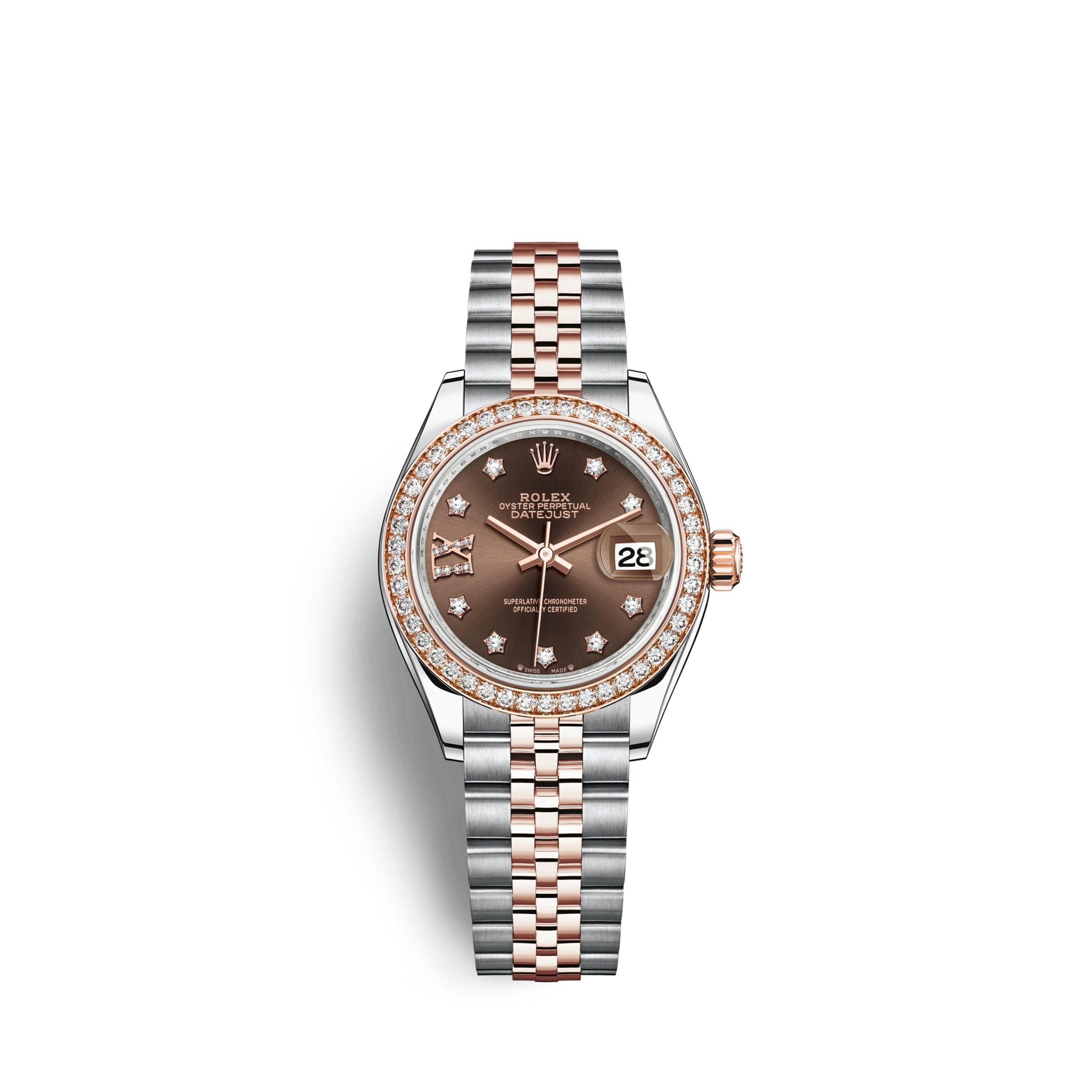 rolex-lady-datejust-28-oystersteel-and-18k-everose-gold-ref-279381rbr-0003-ixp43.jpg Rolex Lady-Datejust 28, Oystersteel and 18k Everose Gold, Ref# 279381RBR-0003 - Image 1