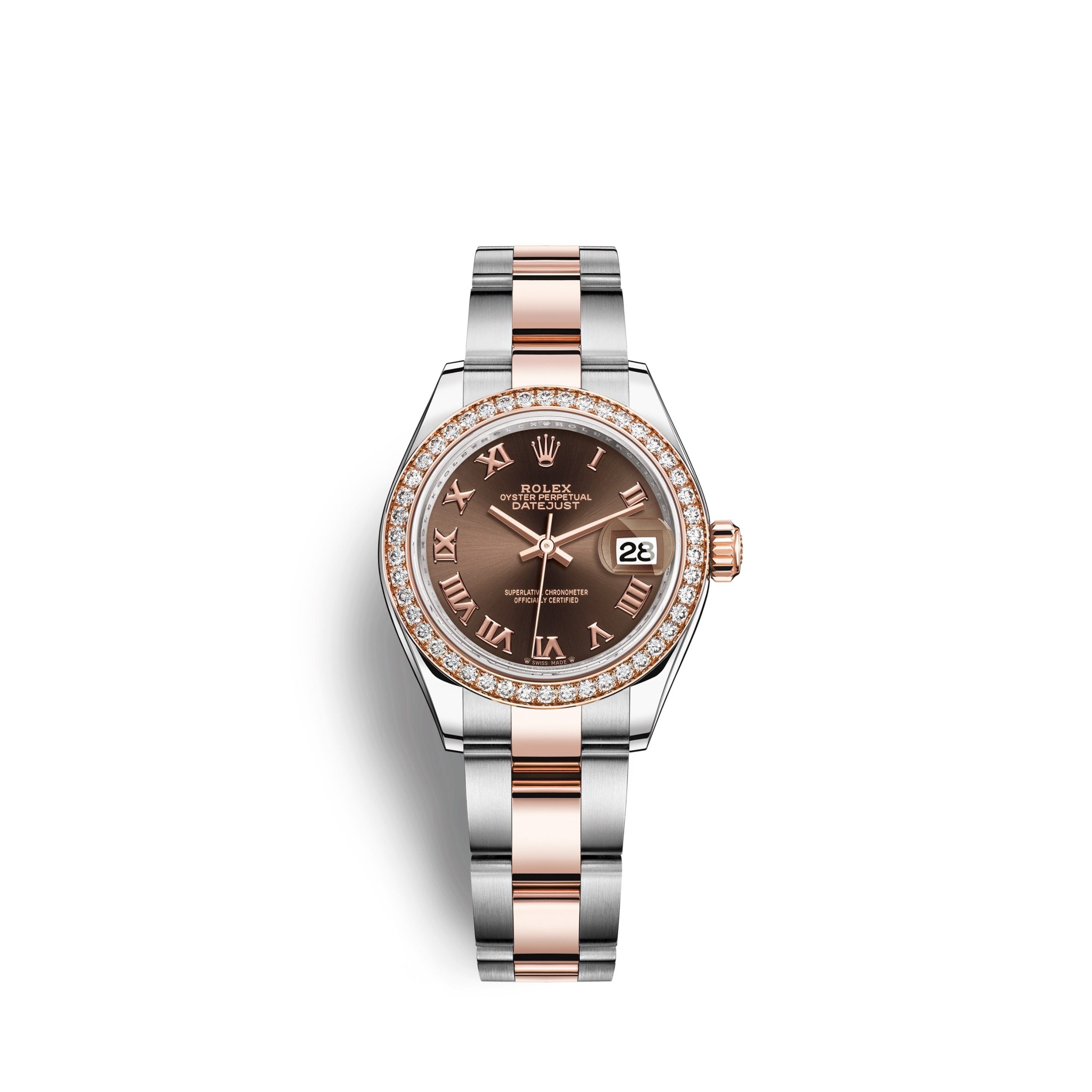 rolex-lady-datejust-28-oystersteel-and-18k-everose-gold-ref-279381rbr-0010-fzrc2.jpg Rolex Lady-Datejust 28, Oystersteel and 18k Everose Gold, Ref# 279381RBR-0010 - Image 1
