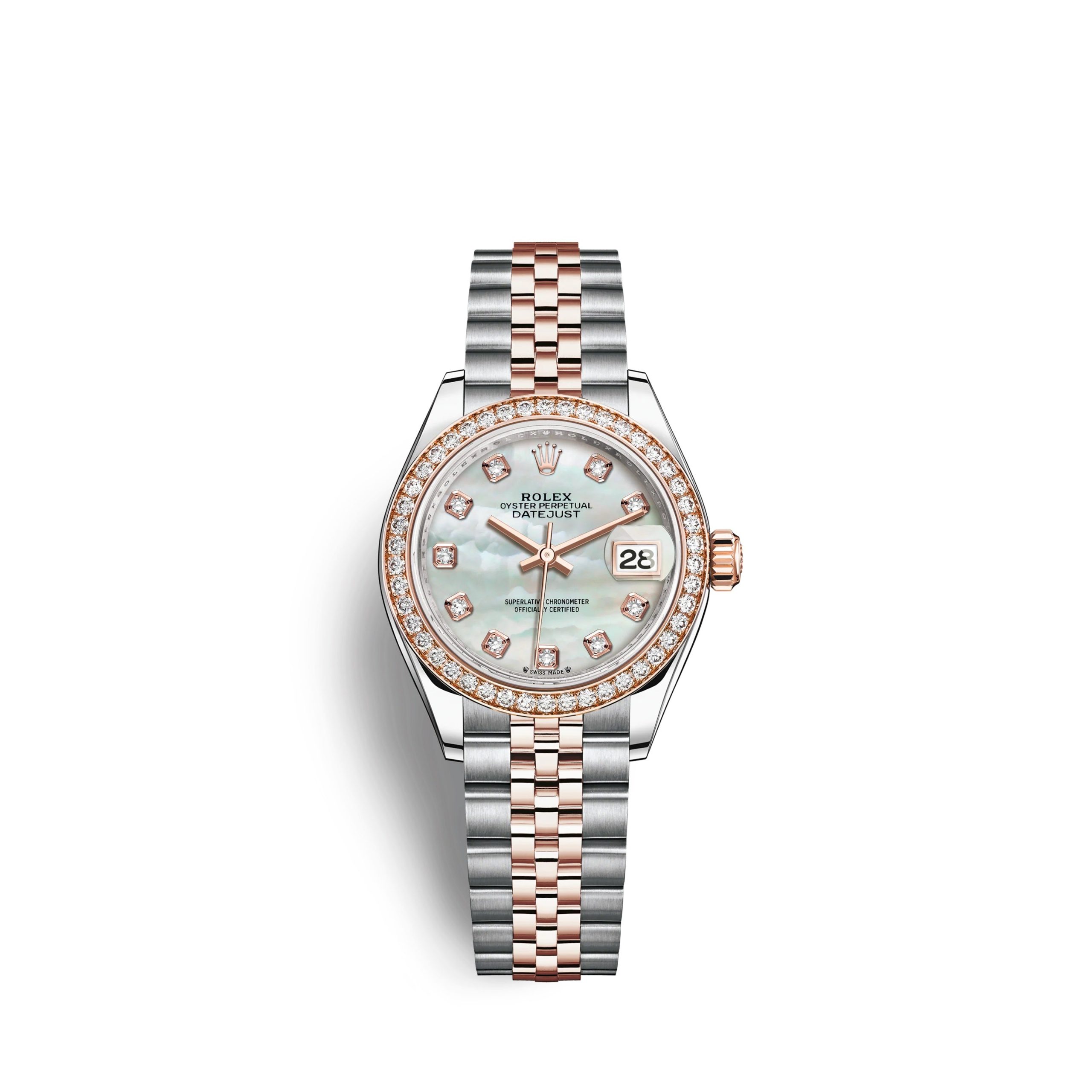 rolex-lady-datejust-28-oystersteel-and-18k-everose-gold-ref-279381rbr-0013-gsmx8.jpg Rolex Lady-Datejust 28, Oystersteel and 18k Everose Gold, Ref# 279381RBR-0013 - Image 1