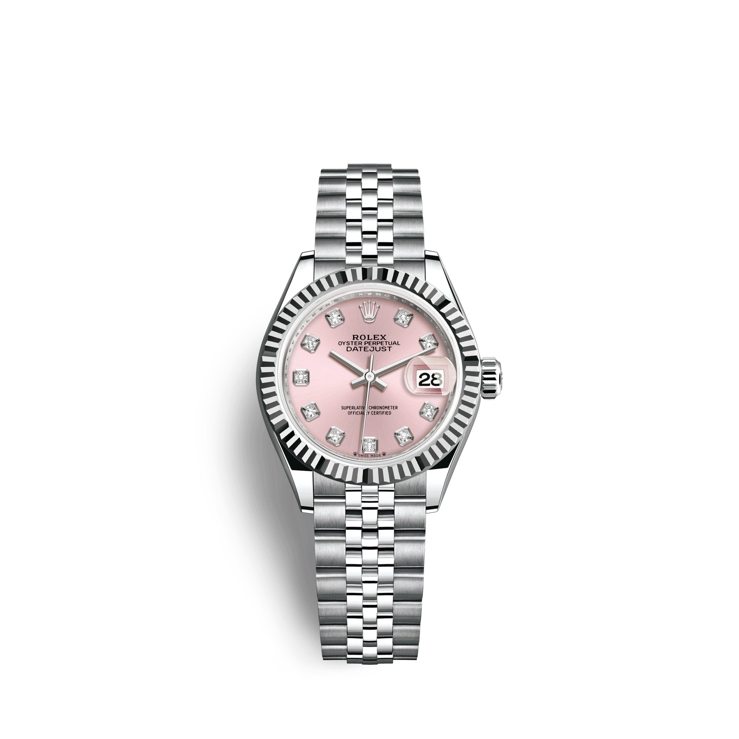 rolex-lady-datejust-28-oystersteel-and-18k-white-gold-ref-279174-0003-qg885.jpg Rolex Lady-Datejust 28, Oystersteel and 18k White Gold, Ref# 279174-0003 - Image 1