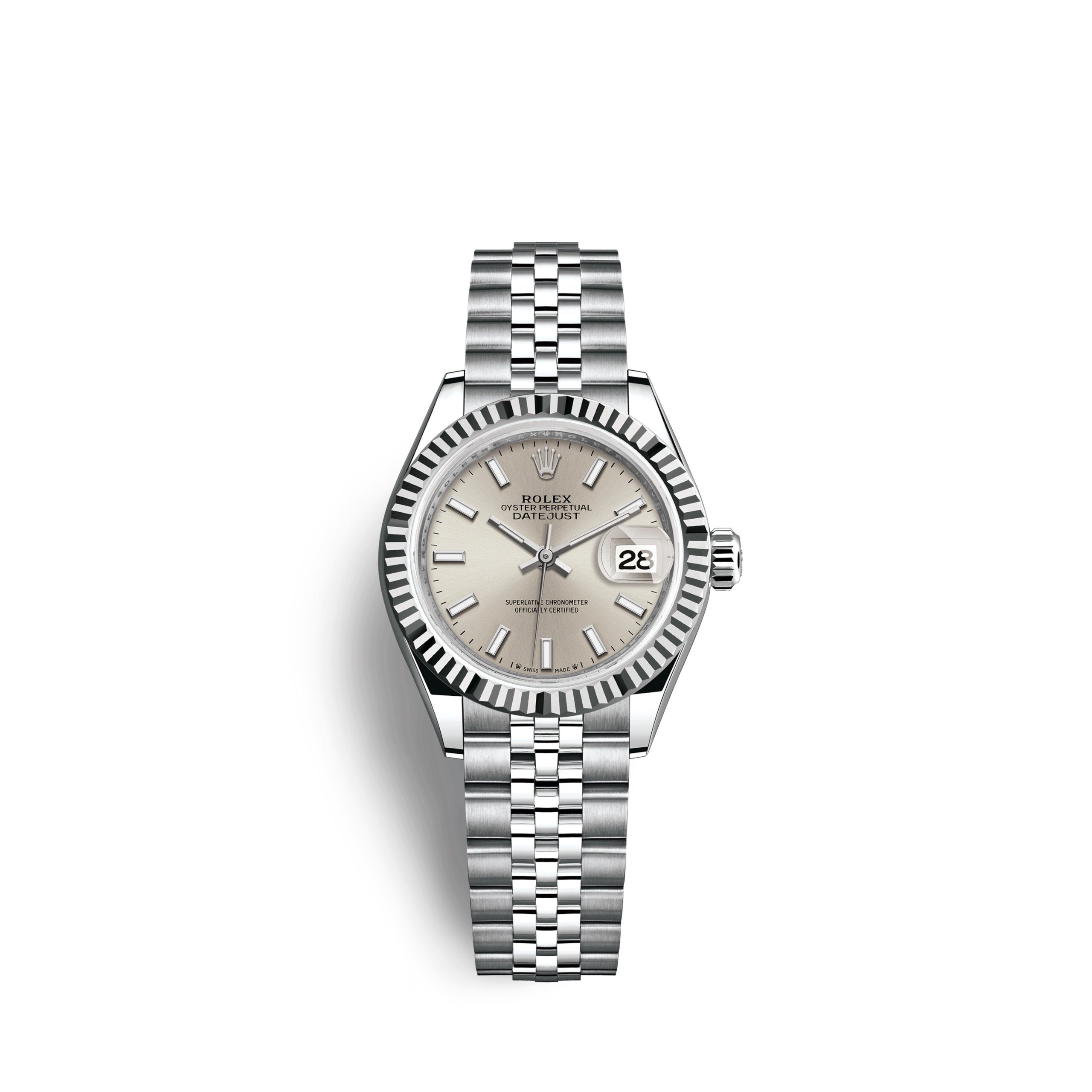 rolex-lady-datejust-28-oystersteel-and-18k-white-gold-ref-279174-0005-fvxhg.jpg Rolex Lady-Datejust 28, Oystersteel and 18k White Gold, Ref# 279174-0005 - Image 1