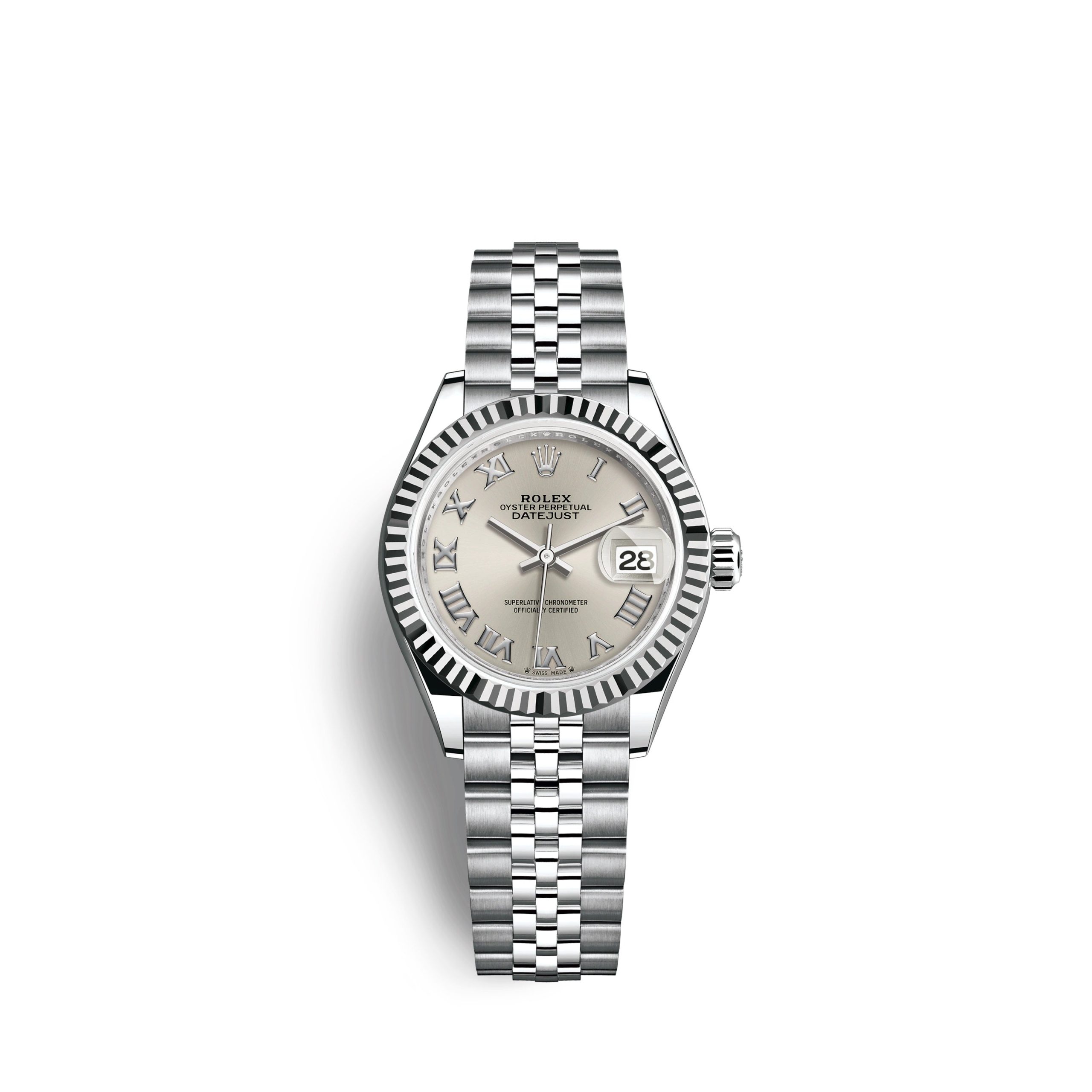 rolex-lady-datejust-28-oystersteel-and-18k-white-gold-ref-279174-0007-usyvl.jpg Rolex Lady-Datejust 28, Oystersteel and 18k White Gold, Ref# 279174-0007 - Image 1