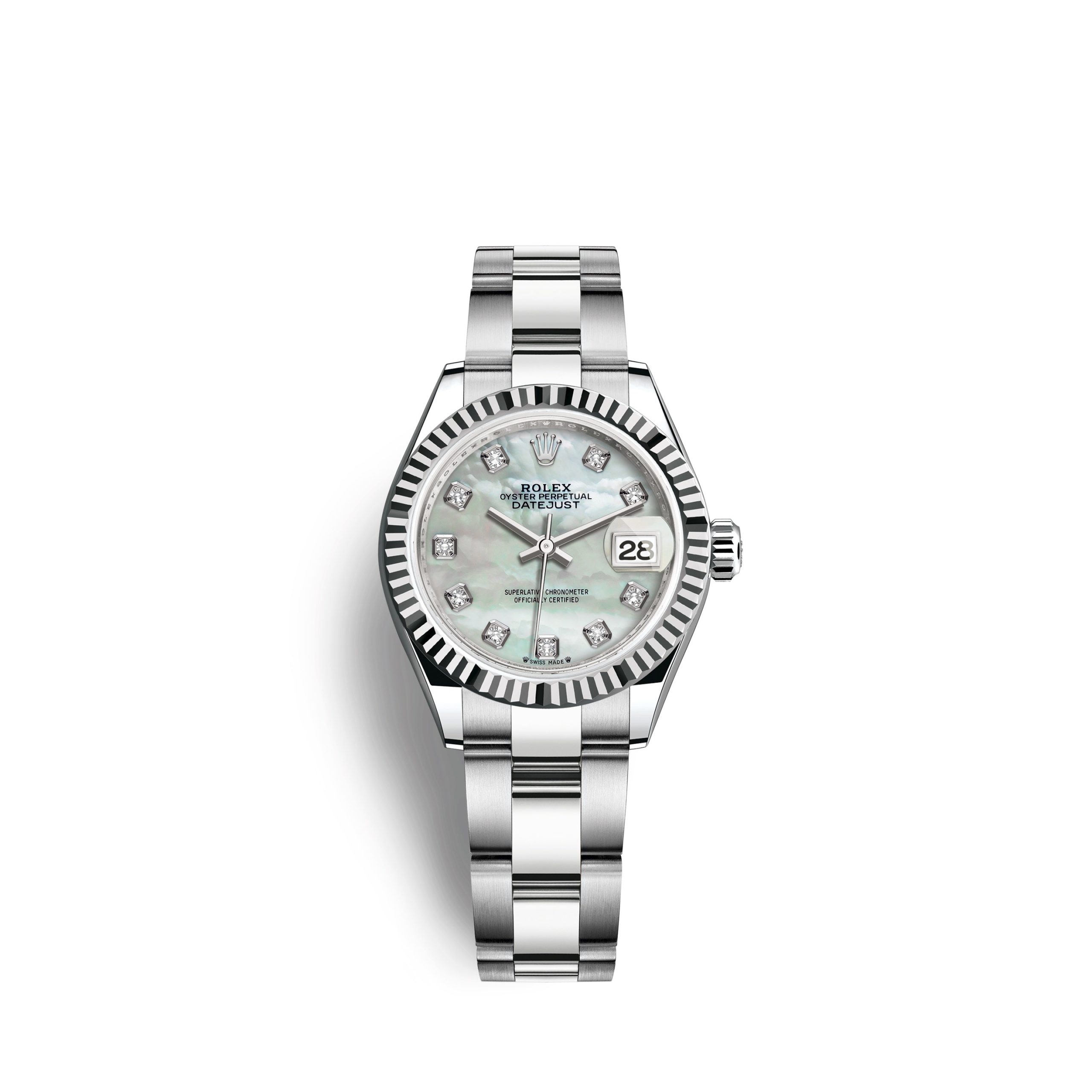 rolex-lady-datejust-28-oystersteel-and-18k-white-gold-ref-279174-0010-u5e4u.jpg Rolex Lady-Datejust 28, Oystersteel and 18k White Gold, Ref# 279174-0010 - Image 1