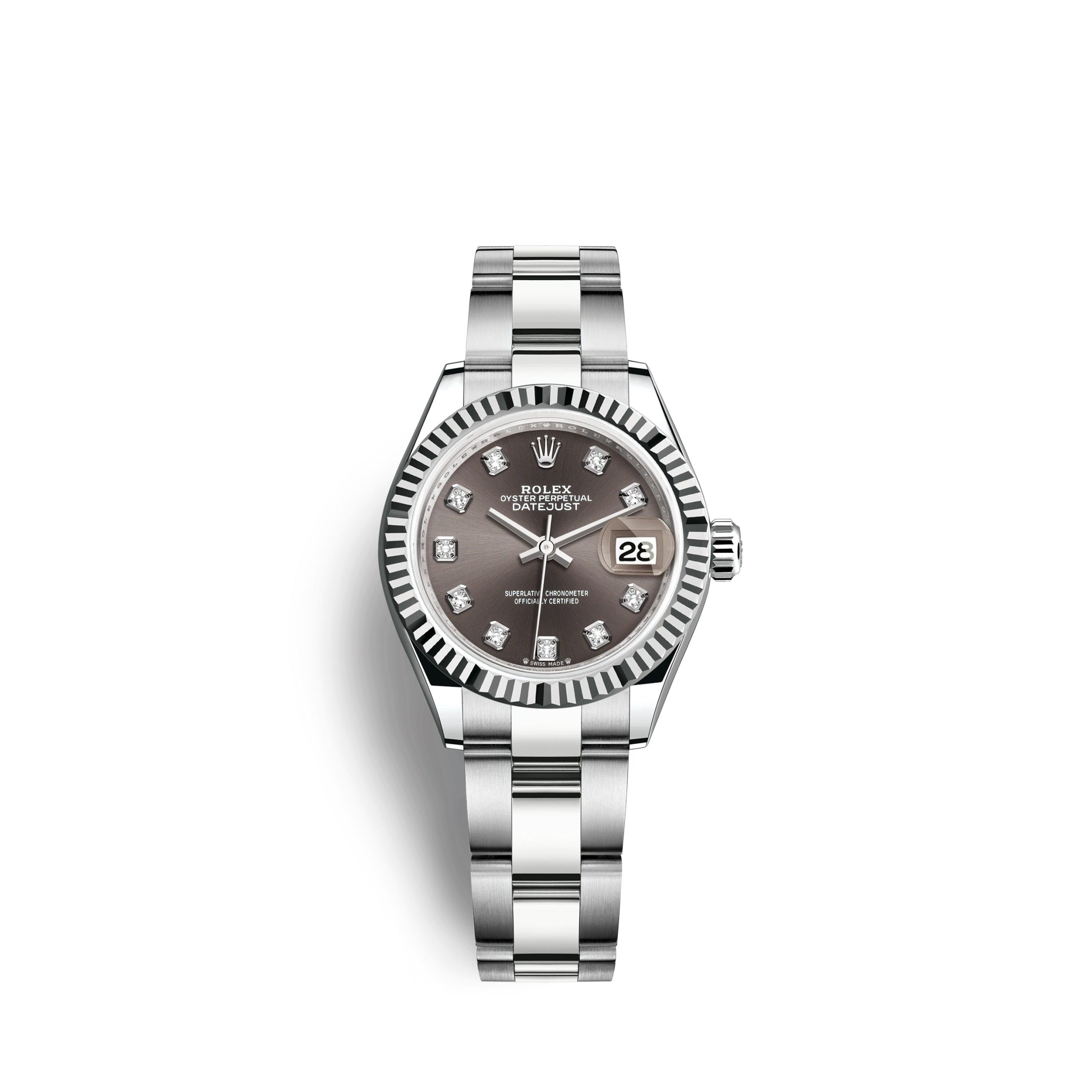 rolex-lady-datejust-28-oystersteel-and-18k-white-gold-ref-279174-0016-roch0.jpg Rolex Lady-Datejust 28, Oystersteel and 18k White Gold, Ref# 279174-0016 - Image 1