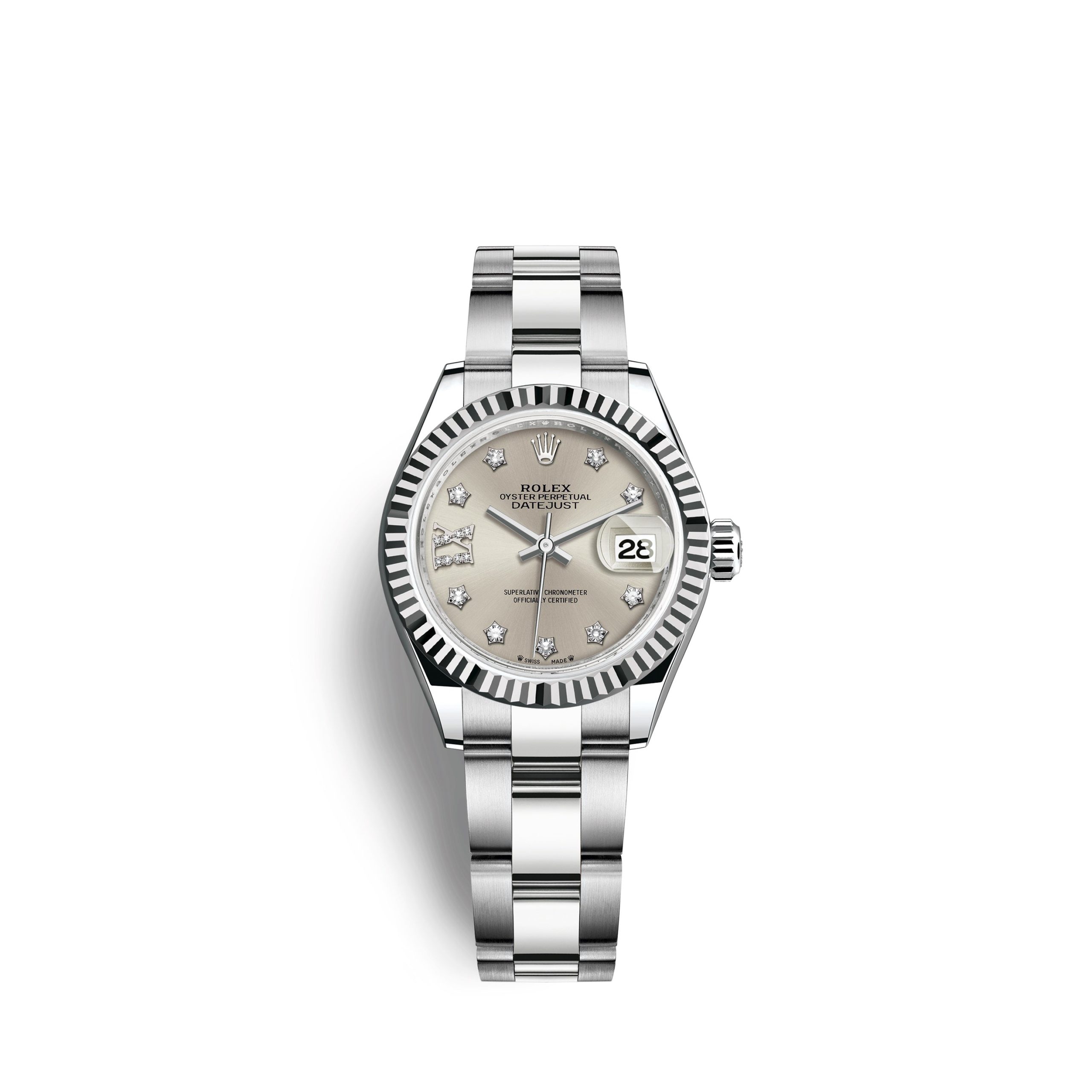 rolex-lady-datejust-28-oystersteel-and-18k-white-gold-ref-279174-0022-yyhfj.jpg Rolex Lady-Datejust 28, Oystersteel and 18k White Gold, Ref# 279174-0022 - Image 1