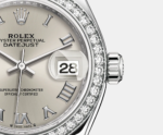 Rolex Lady-Datejust 28, Oystersteel and 18k White Gold, Ref# 279384RBR-0009 - Image 6