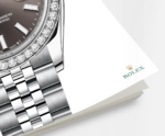 Rolex Lady-Datejust 28, Oystersteel and 18k White Gold, Ref# 279384RBR-0013 - Image 5