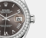 Rolex Lady-Datejust 28, Oystersteel and 18k White Gold, Ref# 279384RBR-0015 - Image 6