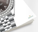 Rolex Lady-Datejust 28, Oystersteel and 18k White Gold, Ref# 279384RBR-0015 - Image 4
