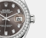Rolex Lady-Datejust 28, Oystersteel and 18k White Gold, Ref# 279384RBR-0017 - Image 6