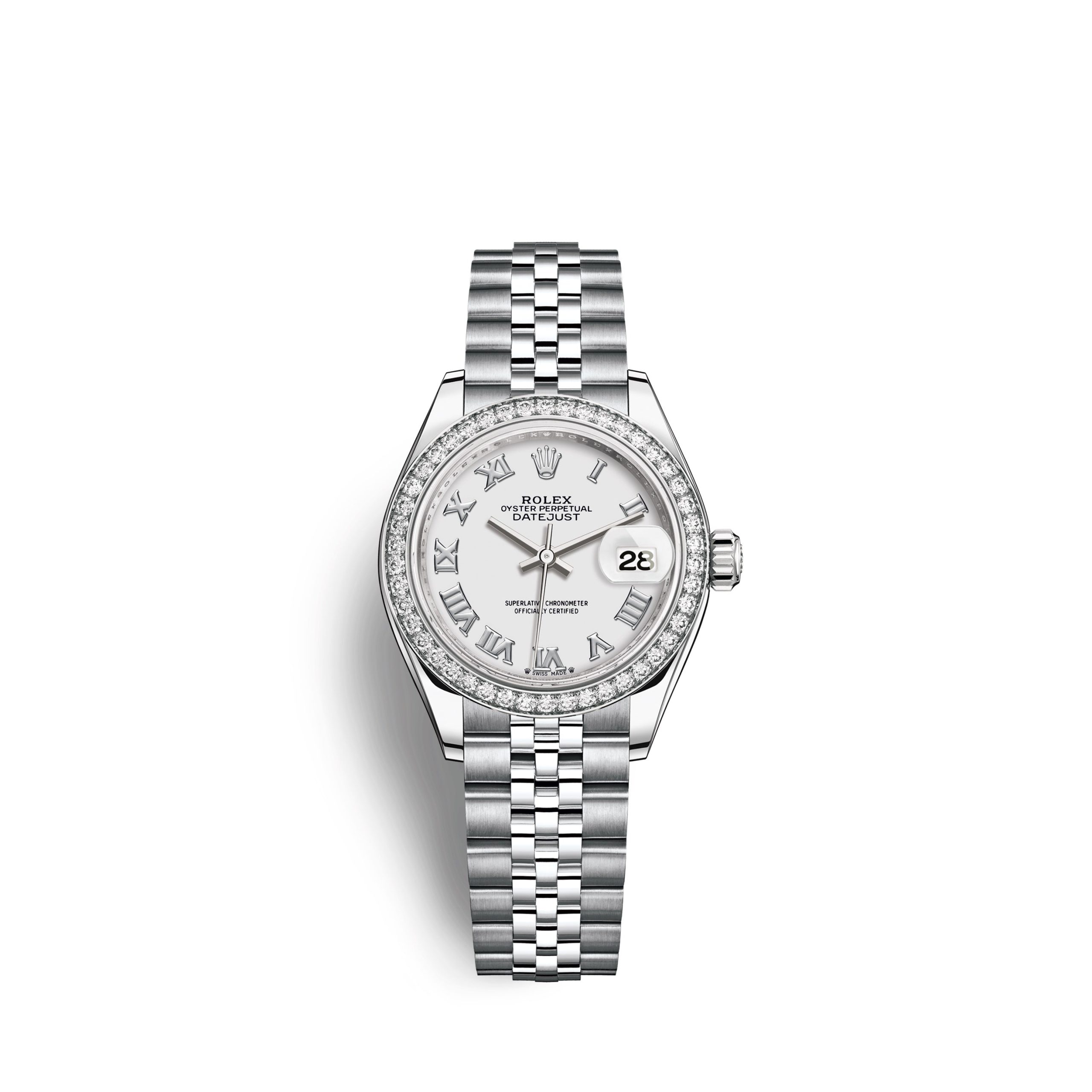 rolex-lady-datejust-28-oystersteel-and-18k-white-gold-ref-279384rbr-0019-nwo2j.jpg Rolex Lady-Datejust 28, Oystersteel and 18k White Gold, Ref# 279384RBR-0019 - Image 1