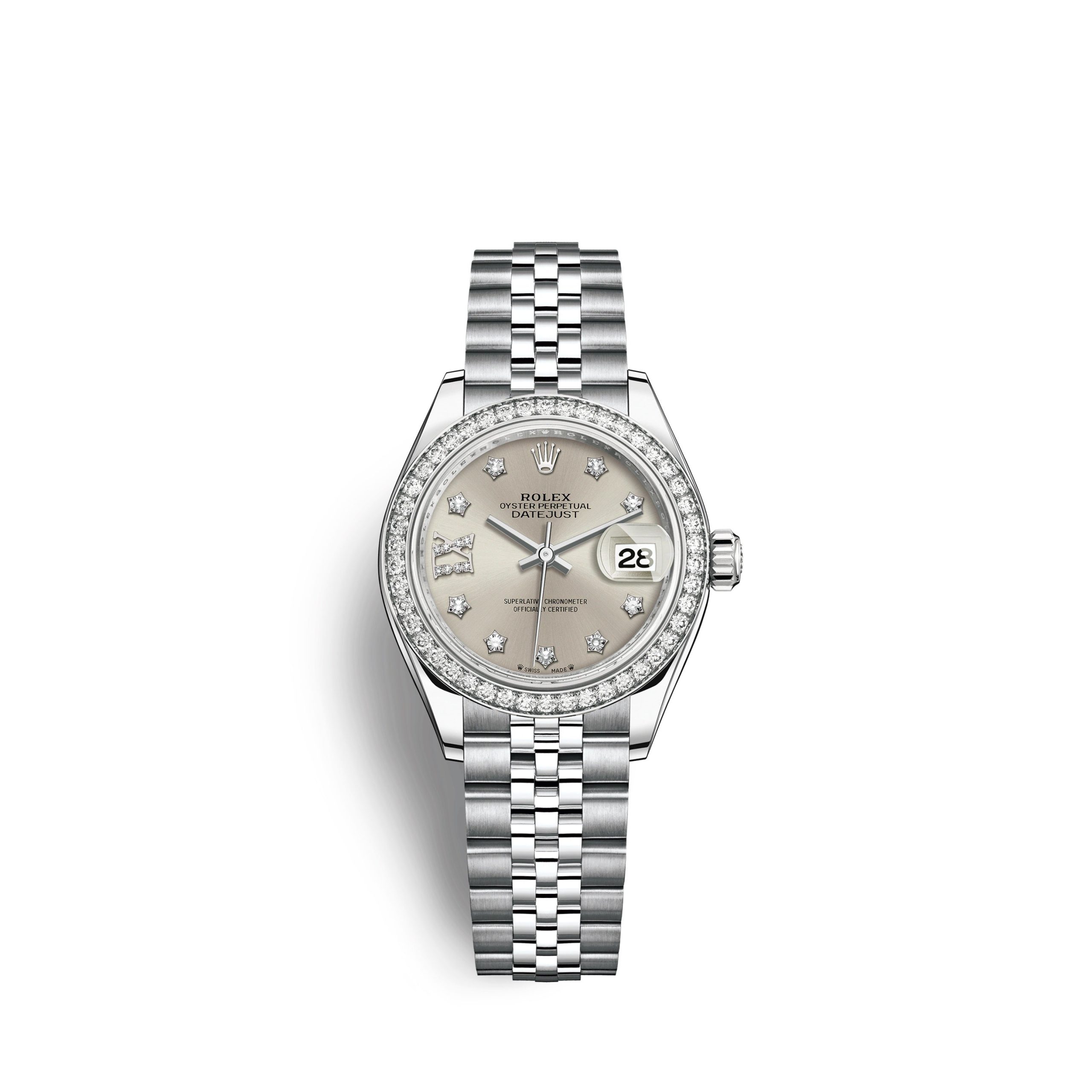 rolex-lady-datejust-28-oystersteel-and-18k-white-gold-ref-279384rbr-0021-ssp1f.jpg Rolex Lady-Datejust 28, Oystersteel and 18k White Gold, Ref# 279384RBR-0021 - Image 1