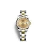 Rolex Lady-Datejust 28, Oystersteel and 18k Yellow Gold, Ref# 279173-0010