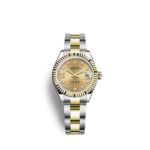 Rolex Lady-Datejust 28, Oystersteel and 18k Yellow Gold, Ref# 279173-0022