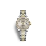 Rolex Lady-Datejust 28, Oystersteel and 18k Yellow Gold, Ref# 279383RBR-0017