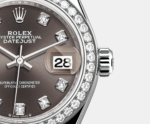 Rolex Lady-Datejust 28mm, 18k White Gold, Ref# 279139rbr-0011 - Image 6