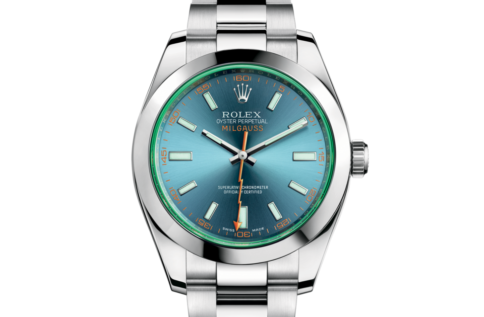 rolex-milgauss-oyster-40-mm-oystersteel-m116400gv-0002-znnm3.png Rolex Milgauss Oyster, 40 mm, Oystersteel M116400GV-0002 - Image 1
