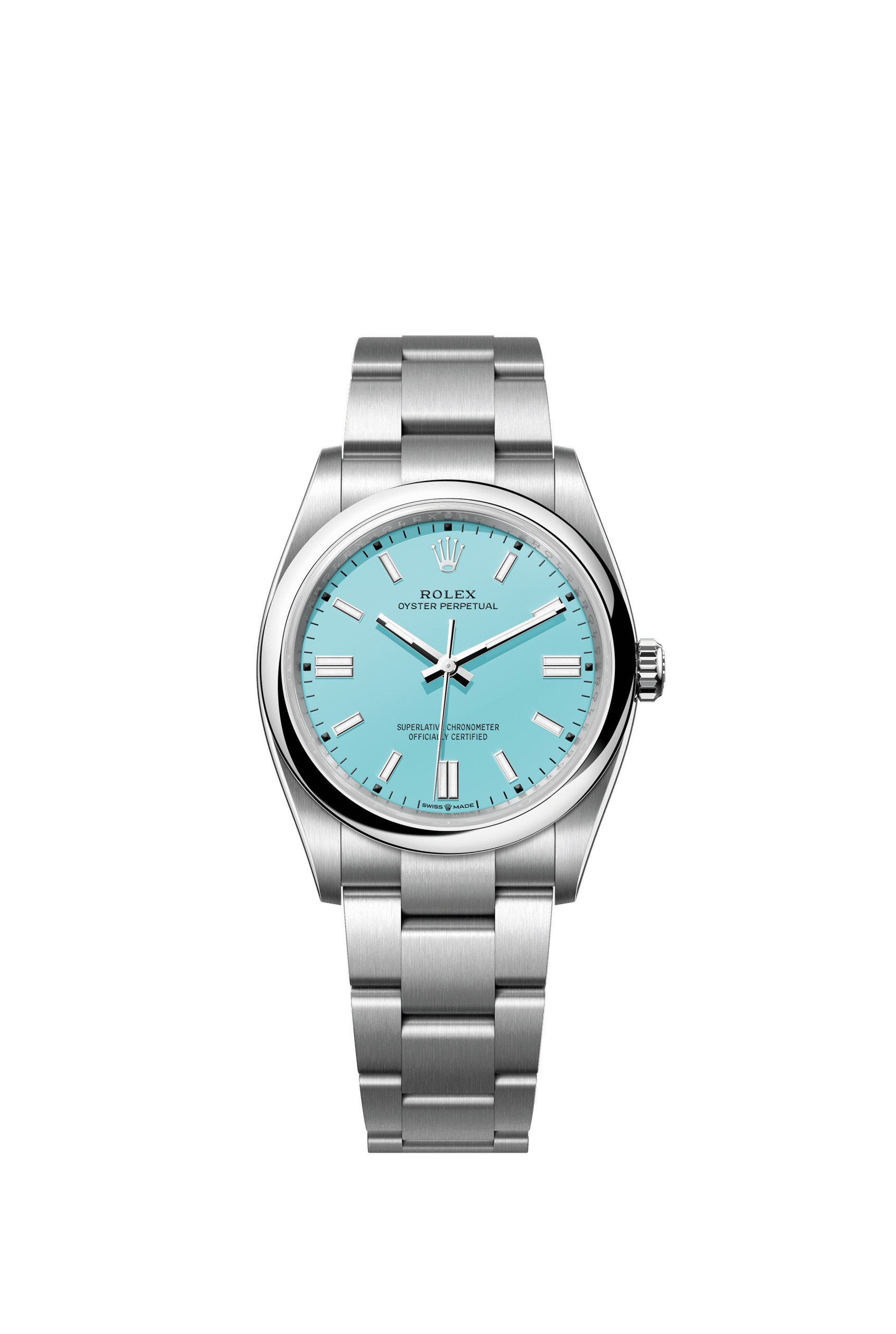 rolex-oyster-perpetual-36-turquoise-blue-dial-36mm-oystersteel-ref-126000-0006-6o8po-scaled-1.png Rolex Oyster Perpetual 36, Turquoise blue dial, 36mm, Oystersteel Ref# 126000-0006 - Image 1
