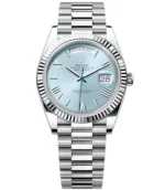 Rolex Oyster Perpetual Day-Date 40 in Platinum with Ice-Blue Dial Men’s Watch 228236-0012