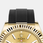 Rolex Sky-Dweller 42mm, 18k Yellow Gold, Oysterflex, Ref# 326238-0007 - Image 4