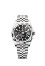 Rolex Sky-Dweller, 42mm, Oystersteel and 18k White Gold, Black, Jubilee, Ref# 336934-0008
