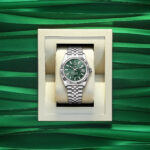 Rolex Sky-Dweller, 42mm, Oystersteel and 18k White Gold, Green, Jubilee, Ref# 336934-0002 - Image 4