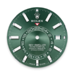 Rolex Sky-Dweller, 42mm, Oystersteel and 18k White Gold, Green, Jubilee, Ref# 336934-0002 - Image 8
